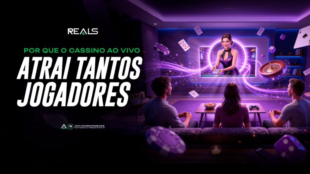 Imagem mostrando o glamour e o sucesso do cassino ao vivo